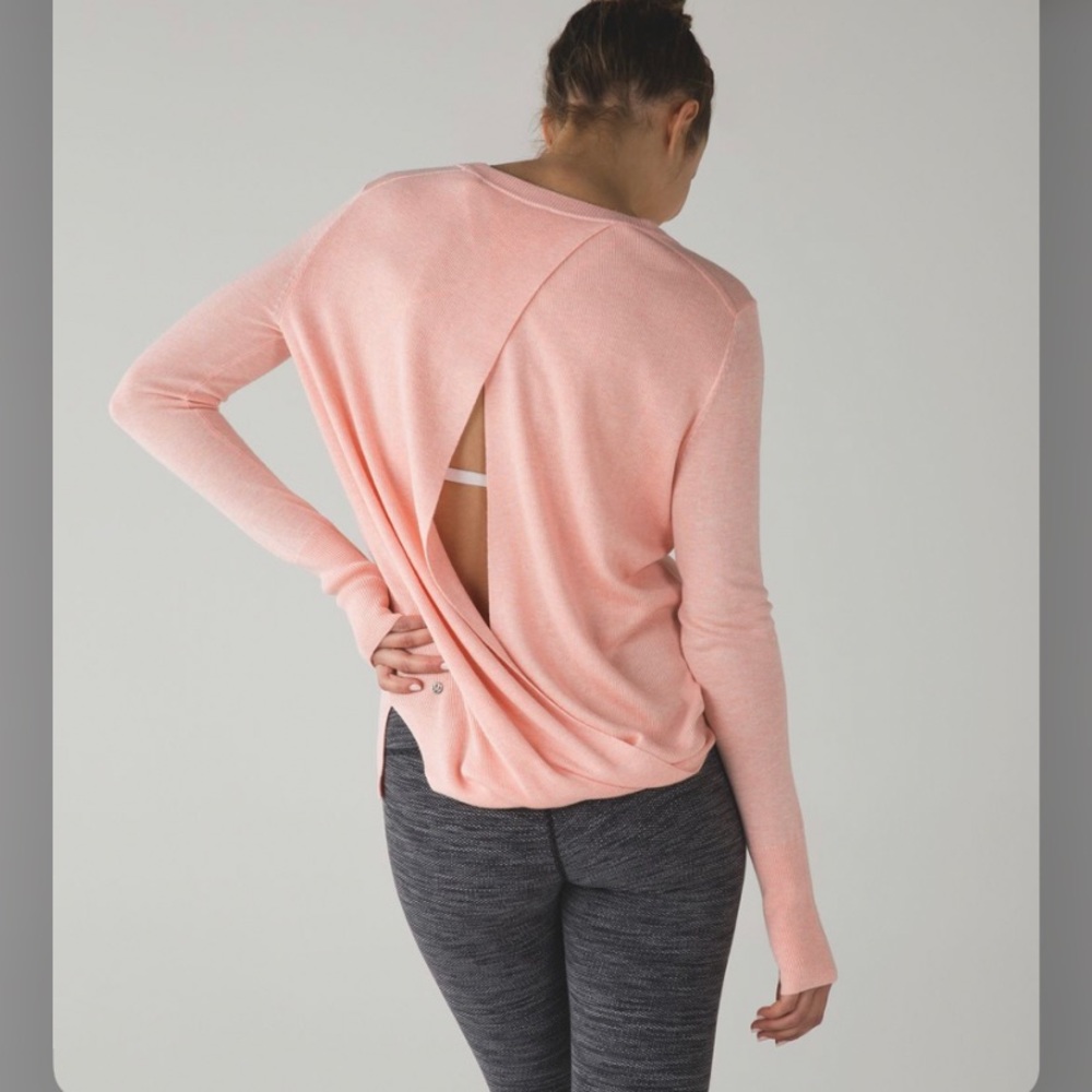 lululemon athletica Open-Back “Bring it backbend” Sweater